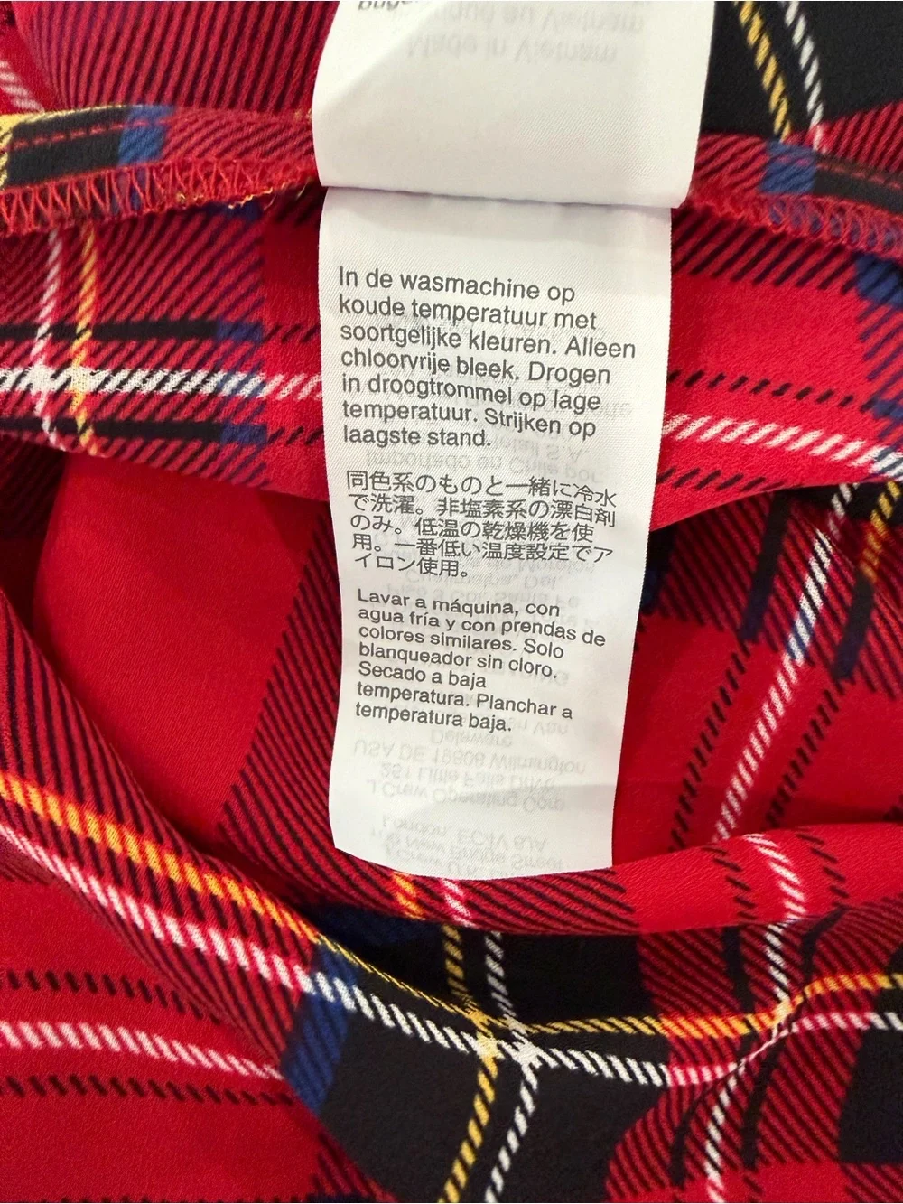 J. Crew Red Plaid Halter Camisole